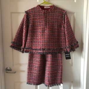 Storets Tweed Blazer and Skirt Set